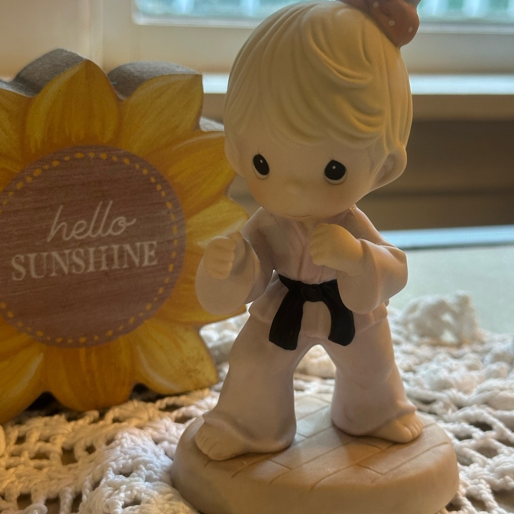 Karate Precious Moments with Black Belt